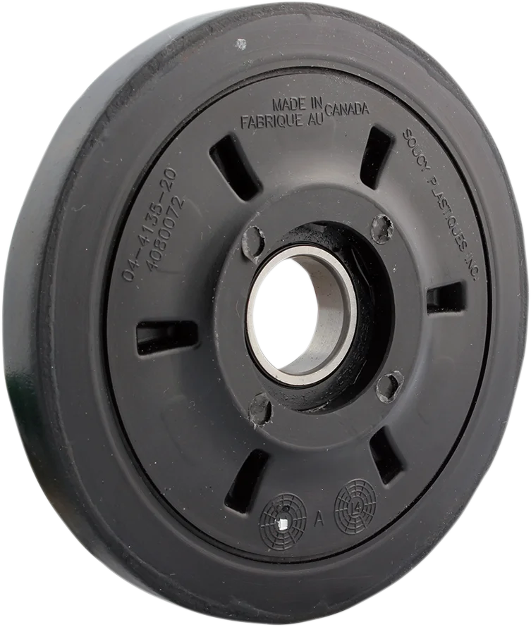 Kimpex Idler Wheel with Bearing 6004-2RS - Black - 135 mm OD x 25 mm ID 298991 - Side View
