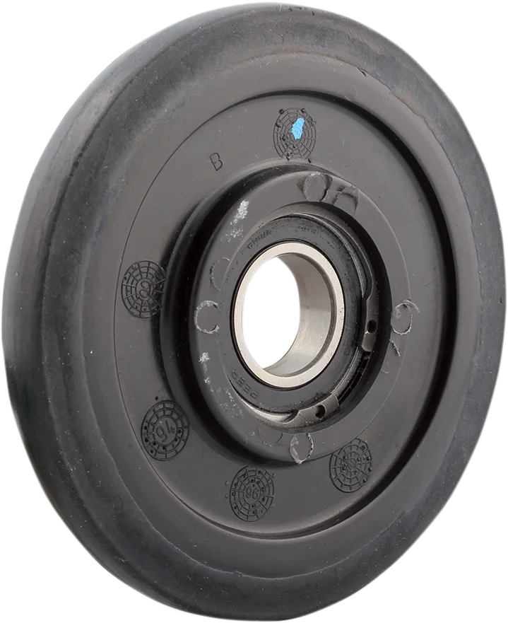 Kimpex Idler Wheel with Bearing 6005RS - Black - 130 mm OD x 25 mm ID 298936 - Side View