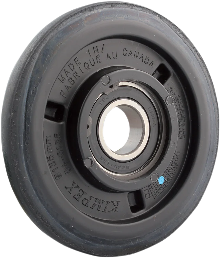Kimpex Idler Wheel with Bearing 6205-2RS - Black - Group - 135 mm OD x 1" ID 298926 - Side View