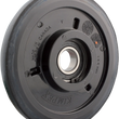 Load image into Gallery viewer, Kimpex Idler Wheel with Bearing 6205-2RS - Black - Group 10 - 165 mm OD x 1" ID 298927 - Side View