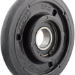 Load image into Gallery viewer, Kimpex Idler Wheel with Bearing 6205-2RS - Black - Group 14 - 130 mm OD x 1" ID 298957 - Side View