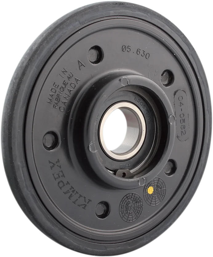 Kimpex Idler Wheel with Bearing 6205-2RS - Without Insert - Black - Group 1 - 5.63" OD x 1" ID 298931 - Side View