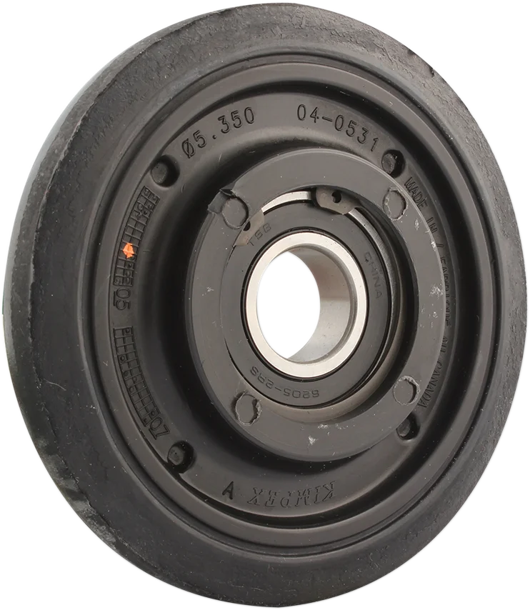Kimpex Idler Wheel with Bearing 6205-2RS - Without Insert - Black - Group 8 - 5.35" OD x 1" ID 298935 - Side View