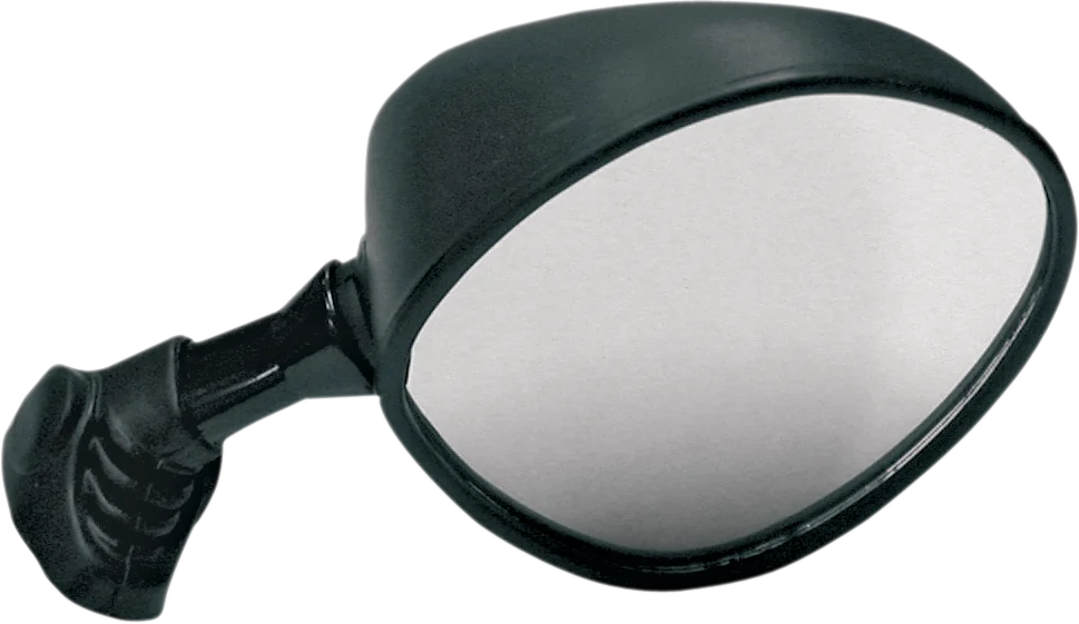 Kimpex Mirror - Side View - Panel Mount - Round - Black 284000 - Side View