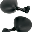 Load image into Gallery viewer, Kimpex Mirror - Side View - Panel Mount - Round - Black 284000 - Back View