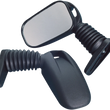 Load image into Gallery viewer, Kimpex Mirror - Side View - Rectangular - Black - Pair - Arctic Cat 283989 - Main Product View
