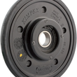 Load image into Gallery viewer, Kimpex Thin Idler Wheel with Bearing 6004-2RS - Black - Group 2 - 5.63" OD x 20 mm ID 298945 - Side View