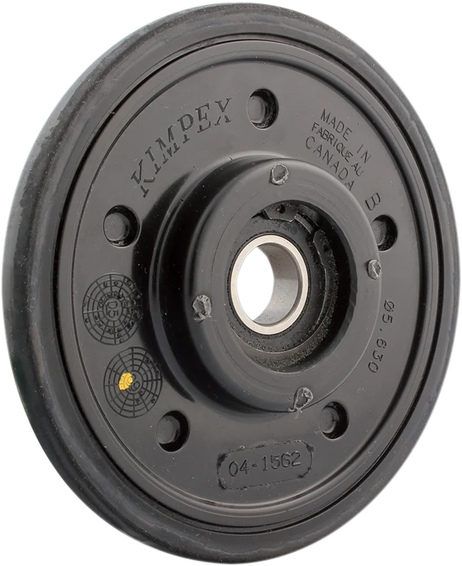 Kimpex Thin Idler Wheel with Bearing 6004-2RS - Black - Group 2 - 5.63" OD x 20 mm ID 298945 - Side View