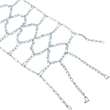 Load image into Gallery viewer, Kimpex Tire Chains - V-Bar - Diamond - 16" W x 64" L - Pair 233579 - Side View