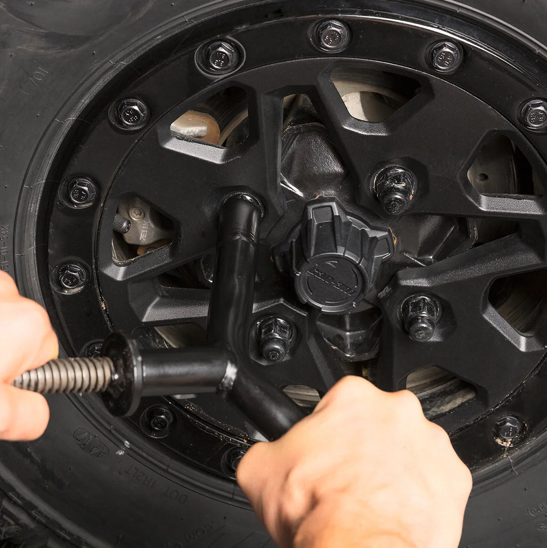 Kimpex Universal Spare Tire Carrier - UTV 175995 - Side View