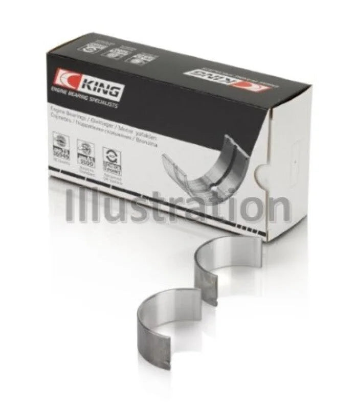 King 03-15 Dodge Cummins Diesel 5.9L L6 (Size 0.25) Cracked Rod Bearing (Must Order 6 for Set) - Side View