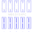 Load image into Gallery viewer, King 1992+ Mitsubishi 4G63/4G64 EVO I-IV Coated Performance Main Bearing Set - Size STDX - Detail View