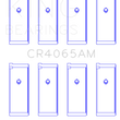 Load image into Gallery viewer, King 91-04 Nissan 146CI/2.4L KA24DE L4 / 89-97 146CI/2.4L KA24E L4  (Size +0.25) Rod Bearing Set - Side View