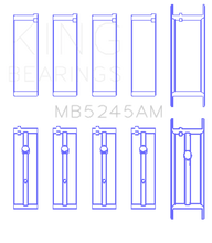 Load image into Gallery viewer, King 91-04 Nissan 146CI/2.4L KA24DE L4 / 89-97 146CI/2.4L KA24E L4  (Size +0.75) Main Bearing Set - Main Product View