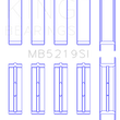 Load image into Gallery viewer, King 91-92 281CI 4.6L V8 Romeo with Cast Iron Block SOHC 16 Valves (Size +0.25) Main Bearing Set - Main Product View