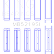 Load image into Gallery viewer, King 91-92 281CI 4.6L V8 Romeo with Cast Iron Block SOHC 16 Valves (Size +0.5) Main Bearing Set - Main Product View