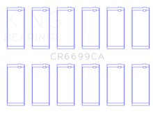 Load image into Gallery viewer, King 94-02 Dodge Cummins 5.9L Inline 6 Diesel Conventional Coated Rod Bearing Set (Size 0.5mm) - Side View
