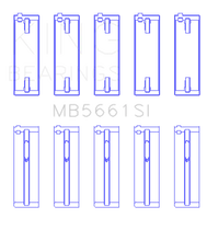 Load image into Gallery viewer, King Audi / Volkswagen ADZ/AWT/APK 1.6/1.8/2.0L Crankshaft Main Bearing Set (Set of 5) (Size +0.5) - Main Product View