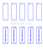 Load image into Gallery viewer, King Chrysler / Dodge Gen 3 Hemi 5.7L / 6.1L / 6.4L (Size 0.5) Crankshaft Main Bearing Set of 5 - Side View