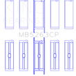 Load image into Gallery viewer, King Engine Bearings 00-03 Ford F-650/F-750 T444E (Size STD) Crankshaft Main Bearing Set - Side View