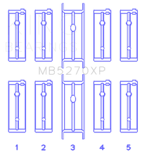 Load image into Gallery viewer, King Engine Bearings 03-05 Dodge Neon SRT4 2.4L Performance Main Bearing Set - Size STD - Main Product View
