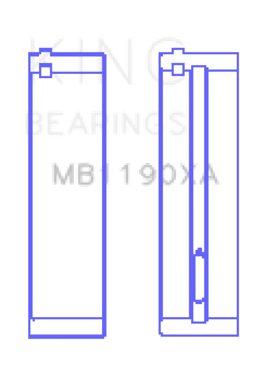 King Engine Bearings 2003-2005 Dodge Sprinter Van Standard Main Bearing Set - Main Product View