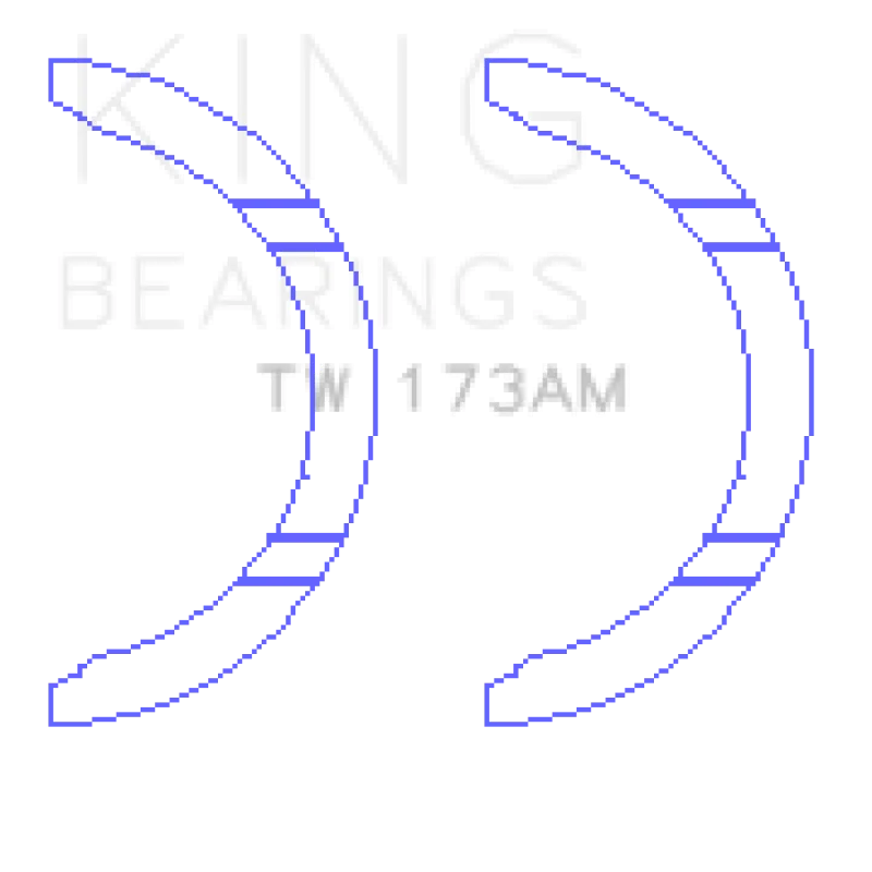 King Engine Bearings 4G63/4G64 7 Bolt EVO V-IX Thrust Washer Set - Side View