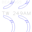 Load image into Gallery viewer, King Engine Bearings 1995 Toyota Tacoma AM-Series Thrust Washer Set - Side View