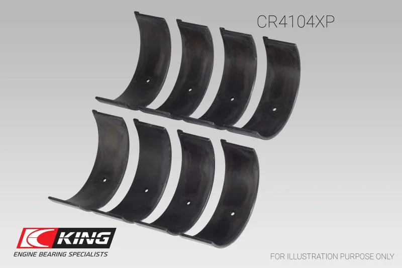 King Engine Bearings Audi ABB/ ABM/ ADP/ PP/ RN (Size STDX) Connecting Rod Bearing Set - Detail View