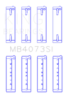 Load image into Gallery viewer, King Engine Bearings Audi ACZ / AAH / ACK / AEJ / ASN Crankshaft Main Bearings (Set of 4) - Side View
