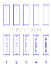 Load image into Gallery viewer, King Engine Bearings Audi CDaa/CDha/CDhb/CDab (Size +0.25mm) Main Bearing Set - Main Product View
