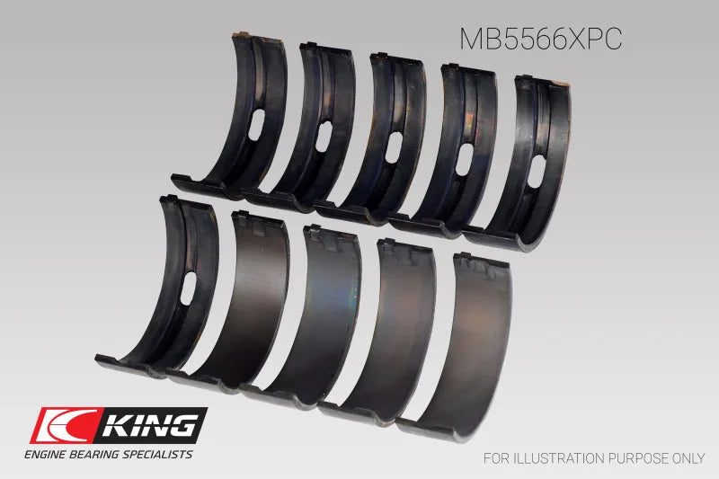 King Engine Bearings Audi/VW ABL/ ADY/ AHH/ AKS Main Bearing Set - Detail View
