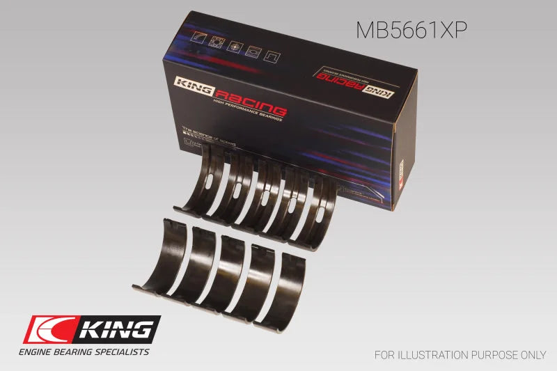 King Engine Bearings Audi/VW ADZ/ AWT/ APK/ BHP/ BPY/ AKS (Size STDX) Main Bearing Set - Additional View 5