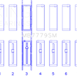 Load image into Gallery viewer, King Engine Bearings BMW B58B30A (Size 0.25 Oversized) Main Bearing Set - Side View