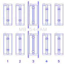 Load image into Gallery viewer, King Engine Bearings BMW M10B15/18/20 (Size +0.75mm) Main Bearing Set - Main Product View