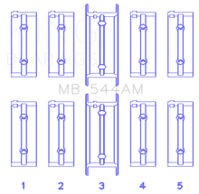 Load image into Gallery viewer, King Engine Bearings BMW M10B15/18/20 (Size STD) Performance Main Bearing Set - Main Product View