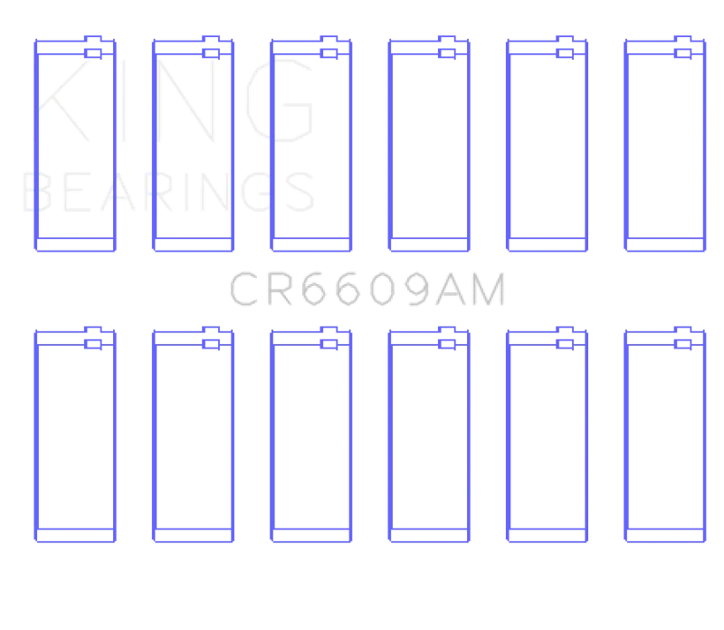 King Engine Bearings BMW M30/M32/B35 Performance Rod Bearing Set - Main Product View