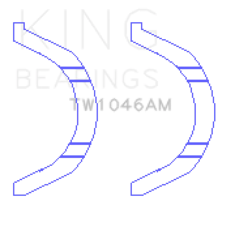 King Engine Bearings BMW N14B16C Thrust Washer Set - Side View