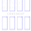 Load image into Gallery viewer, King Engine Bearings BMW S14B20/S14B23/S14B25 (Size STD) Performance Rod Bearing Set - Side View