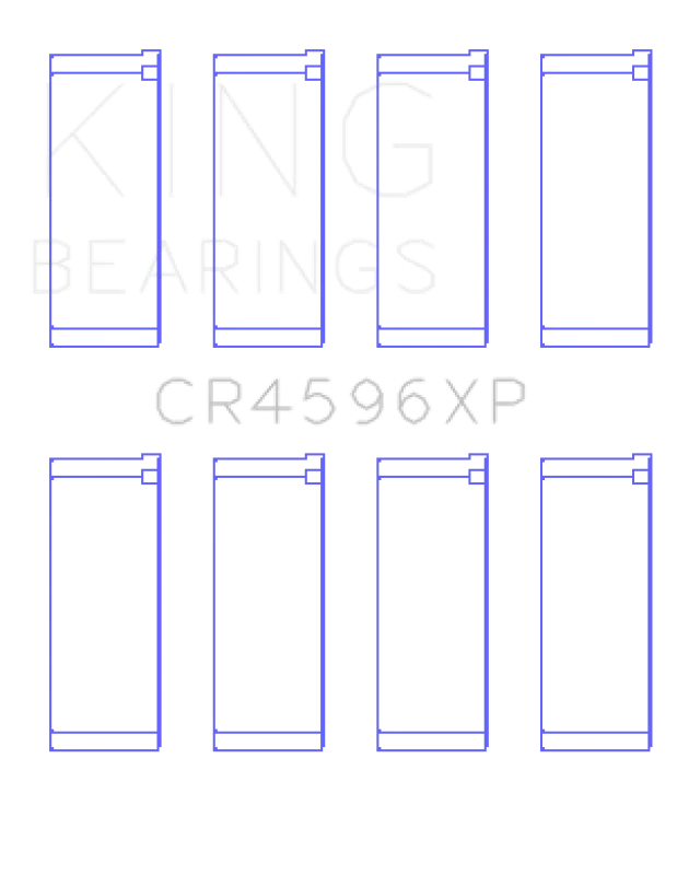 King Engine Bearings BMW S14B20/S14B23/S14B25 (Size STD) Performance Rod Bearing Set - Side View