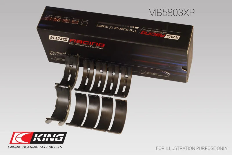 King Engine Bearings BMW S65B40A (Size +0.25mm) Main Bearing Set - Detail View