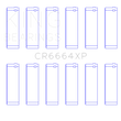 Load image into Gallery viewer, King Engine Bearings Buick V6 (Size 0.001 Oversized) XP - Series Performance Rod Bearing Set - Side View