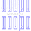 Load image into Gallery viewer, King Engine Bearings Chevrolet 121Ci/Ln2 134Ci Housing Bore +.002 (Size +1.0mm) Main Bearing Set - Main Product View