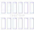 Load image into Gallery viewer, King Engine Bearings Chevrolet 200/229ci XP Series Connecting Rod Bearing Set - STDX Size - Side View