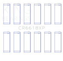 Load image into Gallery viewer, King Engine Bearings Chevrolet 200/229ci XP Series Connecting Rod Bearing Set - STDX Size - Side View