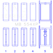 Load image into Gallery viewer, King Engine Bearings Chevrolet 265/283/302/327 V8 Main Bearing Set - Main Product View