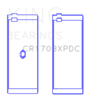 Load image into Gallery viewer, King Engine Bearings Chevrolet Custom Coated Performance Rod Bearing Single - Side View