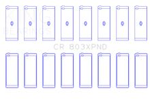Load image into Gallery viewer, King Engine Bearings Chevrolet SBC 265ci/283ci/327ci Performance Rod Bearing Set - Main Product View