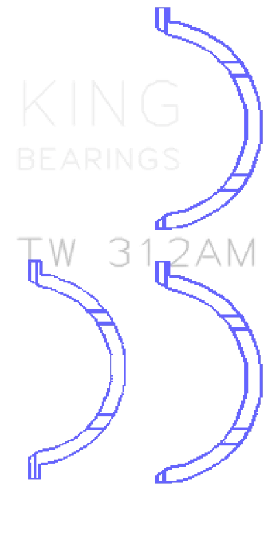 King Engine Bearings Chevrolet V8 6.6L Turbo Diesel 2001-09 Thrust Washer Set - Main Product View
