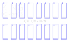 Load image into Gallery viewer, King Engine Bearings Chevy LS1 / LS6 / LS3 (Size 011) Performance Rod Bearing Set - Side View